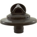Infusion Pool Products VRFSAF1DG Inlet Fitting, Infusion Vent,1" Insdr Glulss,w/Flg,DkGry,4Pk