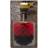 Drill Brush, Useful Products, Power Scrubber, Stiff, Red/Blk | OriginalRedBlkStiff