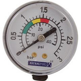AstralPool Pressure Gauge Kit, Astral, Back Mount, 1/8" | 4404080104