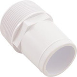 Custom Molded Products 21093-150-000 Combo Hose Adapter 1-1/2" Mip X 1-1/2"b White