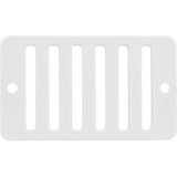 Waterway Plastics 2"X 4" Deck/Gutter Drain Grate-Wht. | 642-2800