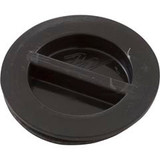 Waterway Plastics 400-4141 Flush Plug 1 1/2" W/Gasket- Black