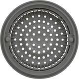 Waterway Plastics 640-2317 V Main Drain Grate, WW Anti Vortex, 8" Rnd, w/Collar, Gray