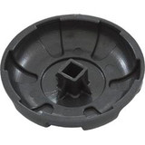 Waterway 602-4549-dsg Knob, Waterway, 6 Spoke, Dark Gray