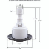 Waterway Plastics Jet Intl, WW Mini Storm,3"fd,Twin Roto,Textured Scal,Gry | 212-6927