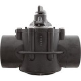 Custom Molded Products 25912-204 Diverter Valve, 2In S X 2.5In Sp, 2-Way, Black