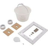 Custom Molded Products 25160-010-001 Fiberglass Skimmer (Regular Mouth, Square Lid) White, Solid