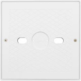 Custom Molded Products 25538-900-000 Square Lid And Collar Assembly, White