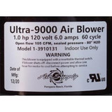 Air Supply Blower, Ultra 9000, 1.0hp, 115v,6.0A, 4ft Amp | 3910131