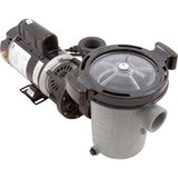 Waterway Plastics Pump, WW Hi-Flo II, 1.5SPL, 1-Spd,115v, 6"Trp,3ft Nema, Vert | SD-10-1-N