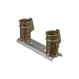 Perma-Cast Anchor Socket Channel, 8" Bronze, w/ PS-4019-BC | PC-4008-BC