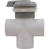 Custom Molded Products 25048-019-000 Diverter Valve, CMP Lever Handle, 2"s,2 Port, Smth Scal, Gry