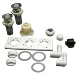 Jacuzzi Air Control with On/Off 3 Position Complete Panel, White | G107940