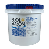 Pool Season 25 lbs 3" Jumbo Size Chlorine Tablets - Wrapped