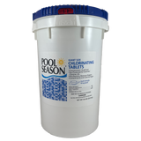 Pool Season 50lbs 3" Jumbo Size Chlorine Tablets - Wrapped
