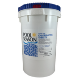 Pool Season 50lbs 3" Jumbo Size Chlorine Tablets - Wrapped