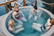 Family Time in the Hot Tub