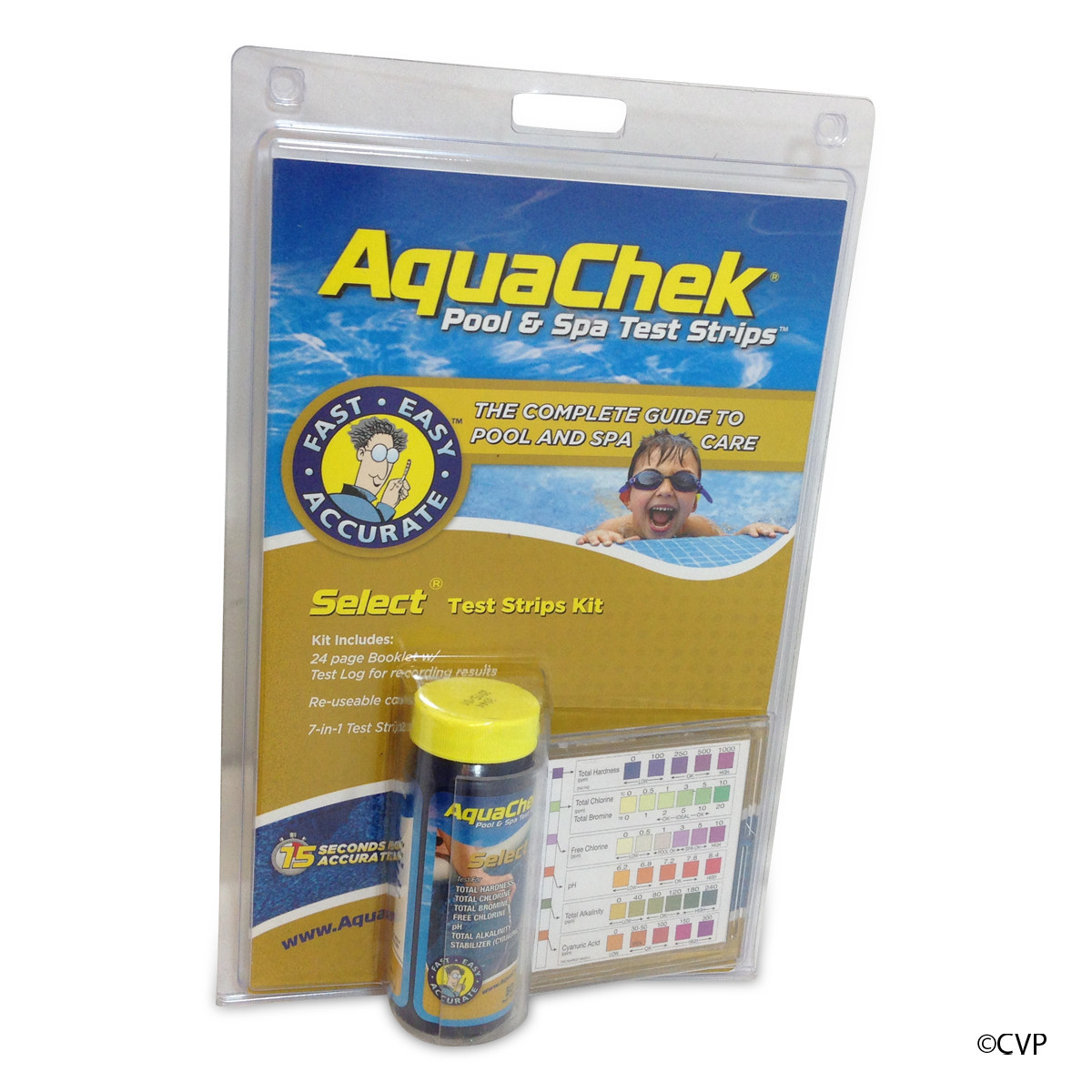 AQUA CHEK AQUACHEK SELECT TEST STRIPS 71 CHLORINE 541604A 541604