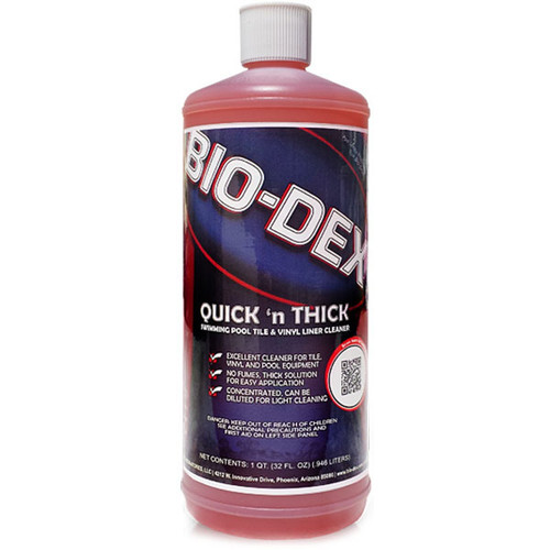 QT032 Bio-Dex Chemicals 1 Quart Quick'N Thick Tile Cleaner White And Brite Acid Wash Chemical