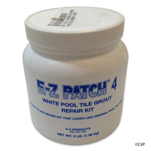 Pool And Spa Chemicals 3# Pool Tile Grout E-Z Patch #4 White | EZP-137