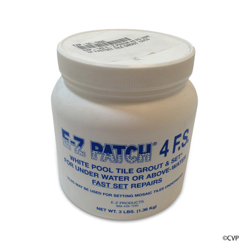 Pool And Spa Chemicals 3# Fastset Tile Grout E-Z Patch #4 Fs White | EZP-142