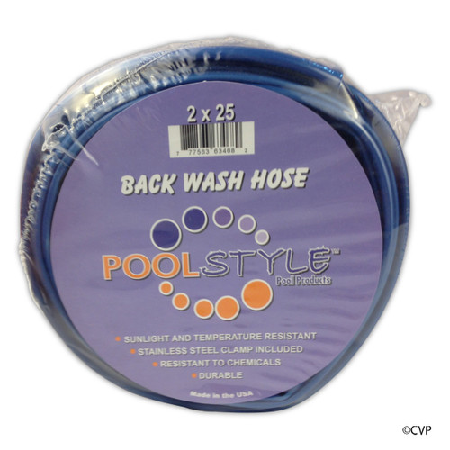 LF500200025PSL Maintenance Line 2X25' Backwash Hose 25 Foot Backwash