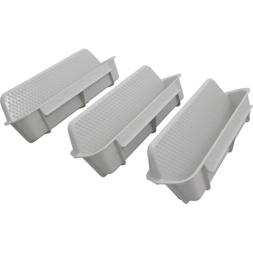 Custom Molded Products 25578-000-000 Pool Wall Step White (3/Set)