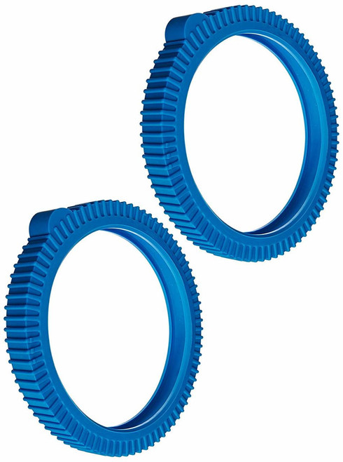 Poolvergnuegen The Pool Cleaner Front Tire With Super Hump 2 Pack Blue Solid | 896584000-334