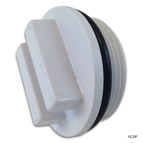 Super Pro 1.5" Plug w/ O-Ring White | 25543-000-000