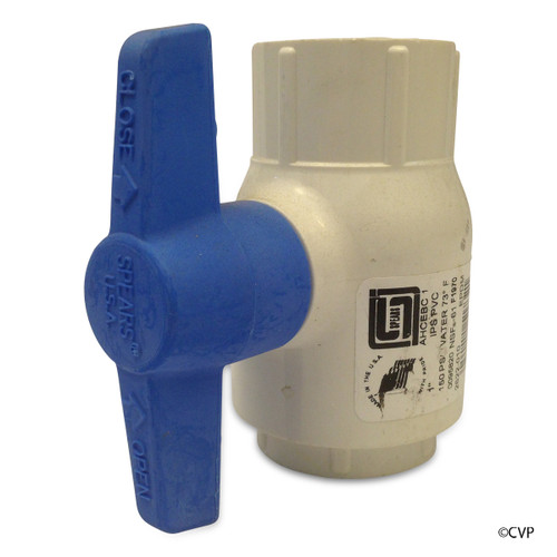 PVC Spears Ball Valves 1" Molded PVC Ball Valve Utility 1 Inch | 2622-010