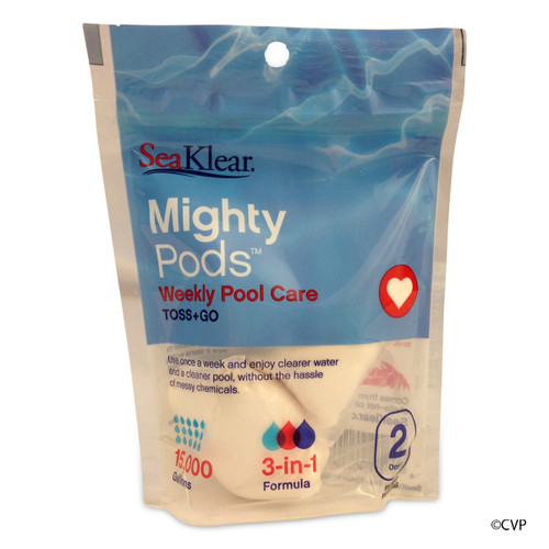 SEAKLEAR MIGHTY POD CLOUDY POOL CURE 2ER-PACK | 1160001