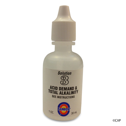 Pentair Test Kit Rainbow Solution Oto 1 Oz Chlorine Test | R161025