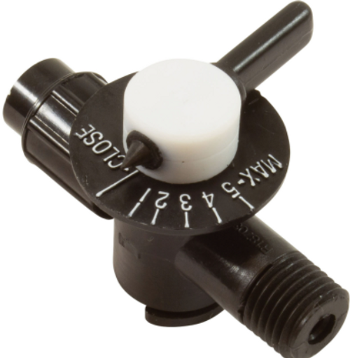 Pentair Rainbow automatisk feeder kontrolventil 1/4" npt x rør med kompressionsmøtrik | r172060