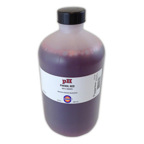 Pentair pH ソリューション フェノール レッド、塩素中和剤付き 16 オンス | R161126