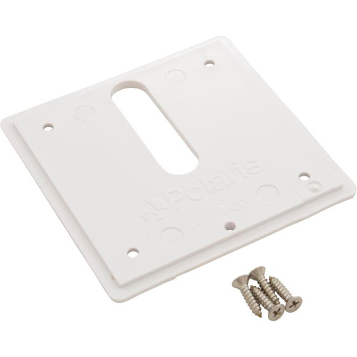 Polaris Zodiac MJ6300 White Mini Jet Cover Plate w/Screws