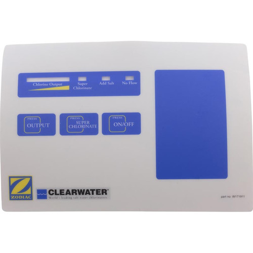 Clearwater LM2S CONTROL LABEL |  W171911