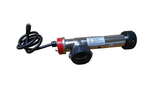 Hydro Quip Spa Heater 5.5KW 240V 2” Tee w/ Cord MJJ Plug | A2550-5350ET