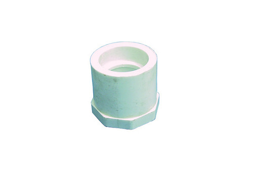 438-250 Dura Plastics Pvc Fitting Bushing 2" Spigot X 1-1/4" Fipt