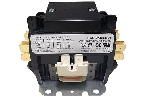 HCC-2XU04AAC Hartland Contactor 220V Dpst 50 Amp