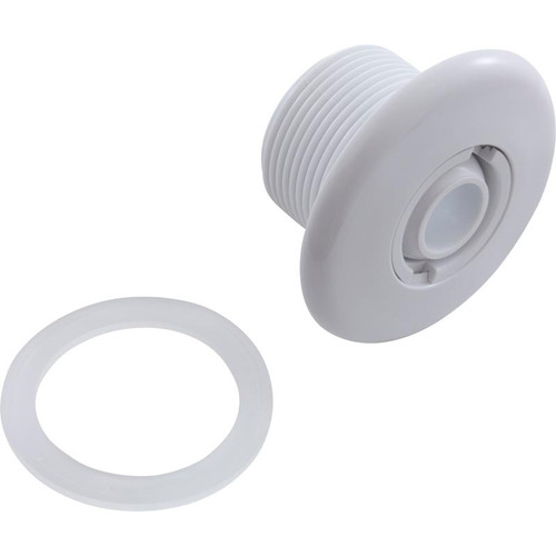 Balboa 10-3700WHT Jet Part Micro Jet Wall Fitting Assembly Without Nut White