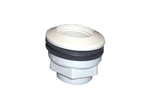 Waterway Jet Part Return Wall Fitting With Nut & Gasket White | 400-9150B