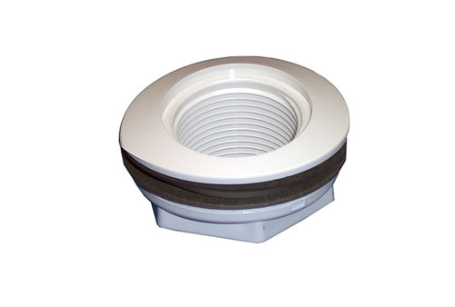 Waterway Jet Part Return Wall Fitting With Nut & Gasket White | 400-9170B