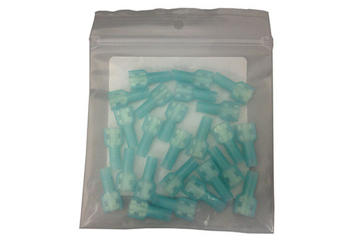 Electro Specialties Wire Terminal F/M Disconnect - #16-14 - .250 Fully Insulated Blue (25/Bag) | FIFN250B