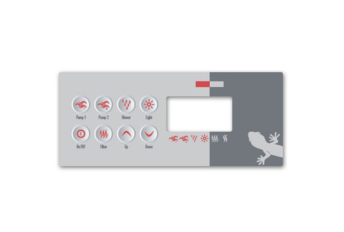 Gecko Alliance Overlay K-8 - 8-Button | 9916-100130