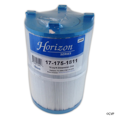 Horizon Series By Filbur Cartridge,75Sqft,Ct ,2"Ob W/Twist Lock,7-1/8",10-1/2"3Oz | FC-3059