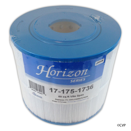 Horizon Series By Filbur Cartridge,50Sqft,1-7/8"Ot,2-3/8"Ob W/Slot,8-1/2",7-1/4"3Oz | FC-3053