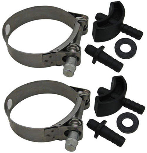 AstralPool Chemical Feeder Clamp Kit Includes 2 Each Of Keys 10, 11, 13 & 15 | 4408010308