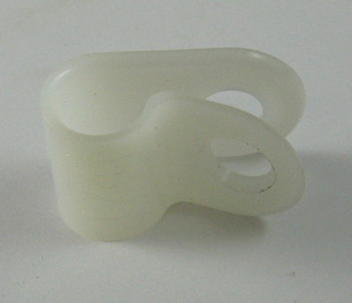 2100 Aqua Products P-Clip (1/4", Plastic) - For Securing The Non-Foam-Insulated Part Of A 2-Wire Cable To The Body