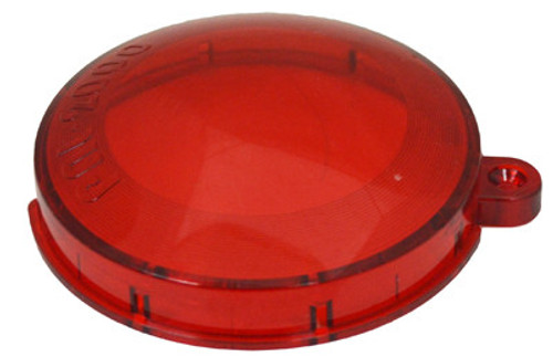 Fiberstars linsedeksel, snap-on plast, rød | fpal-lr