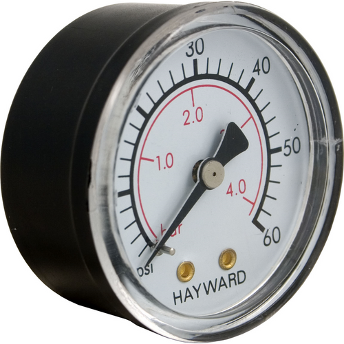 Hayward ECX27091 Gauge, Pressure 0-60 1/4" Npt